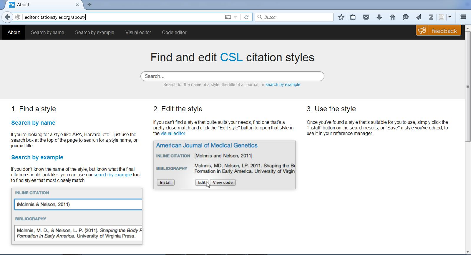 Citar Editar estilos bibliográficos Zotero no cuenta con un editor de estilos integrado para crear un estilo de cita personalizado.