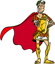 Recurrentes y menores Julio César, dirigente romano basado en el personaje histórico de Julio César. Es el villano principal de Asterix.