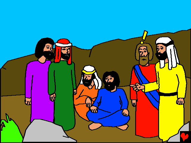 Al fin de la historia, los discípulos vinieron a
