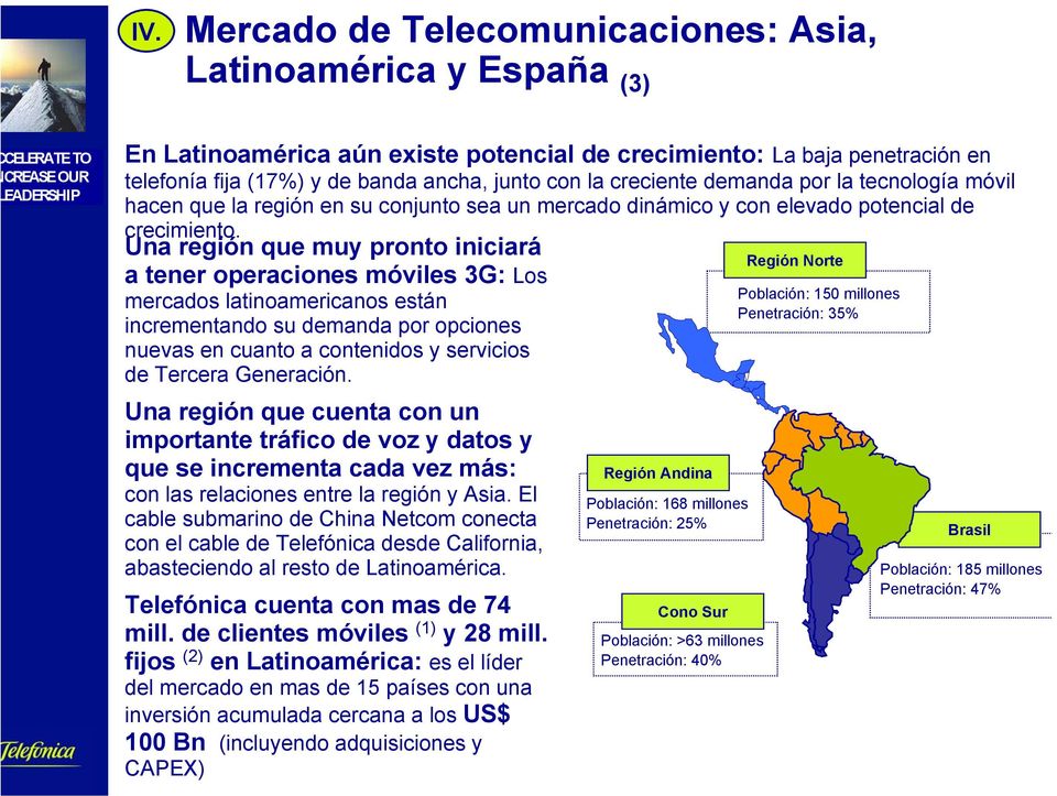Una región que muy pronto iniciará a tener operaciones móviles 3G: Los mercados latinoamericanos están incrementando su demanda por opciones nuevas en cuanto a contenidos y servicios de Tercera
