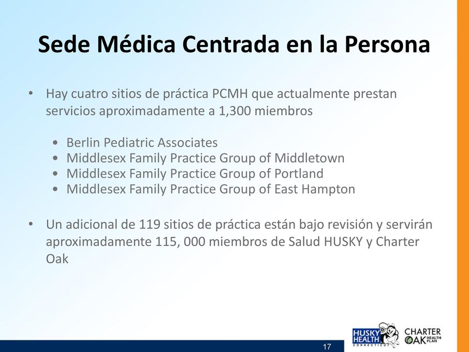 Middlesex Family Practice Group of Portland Middlesex Family Practice Group of East Hampton Un adicional de