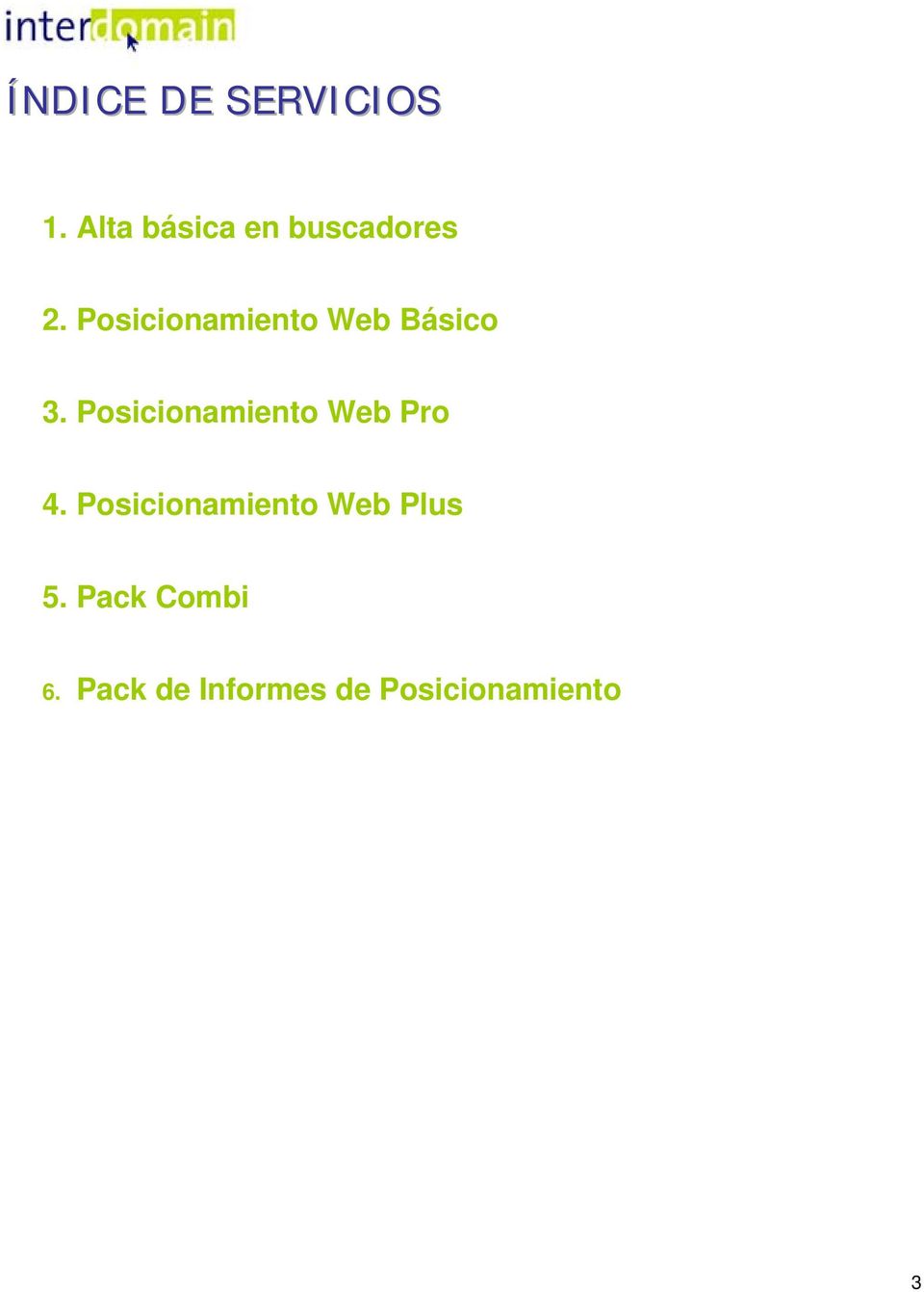 Posicionamiento Web Básico 3.