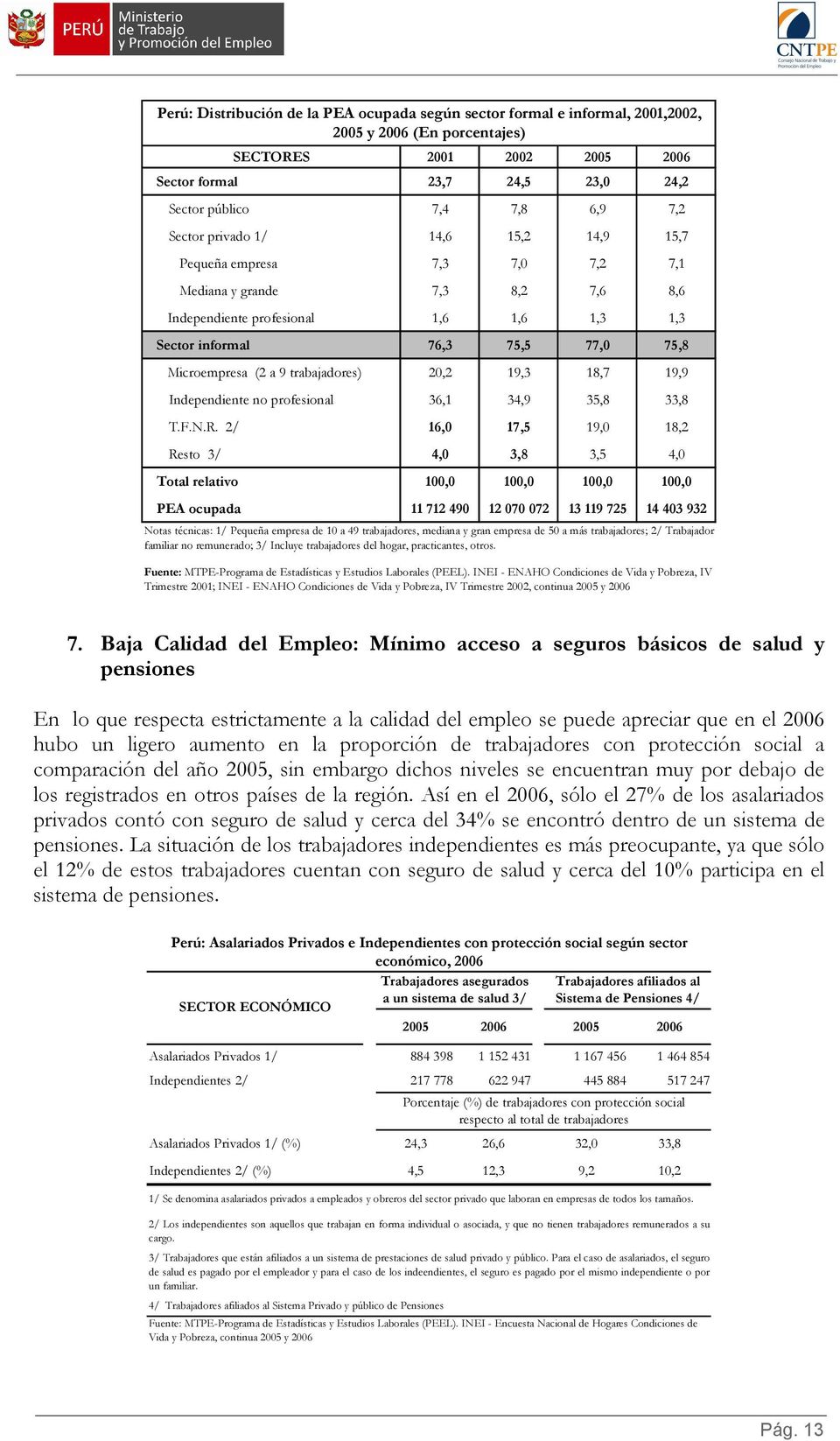 (2 a 9 trabajadores) 20,2 19,3 18,7 19,9 Independiente no profesional 36,1 34,9 35,8 33,8 T.F.N.R.