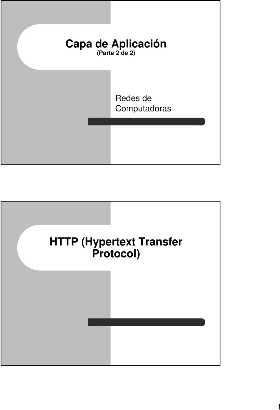 de Computadoras HTTP