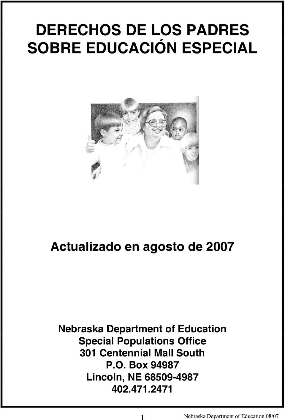 Education Special Populations Office 301 Centennial