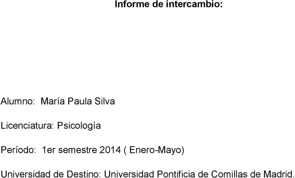 semestre 2014 ( Enero-Mayo) Universidad de