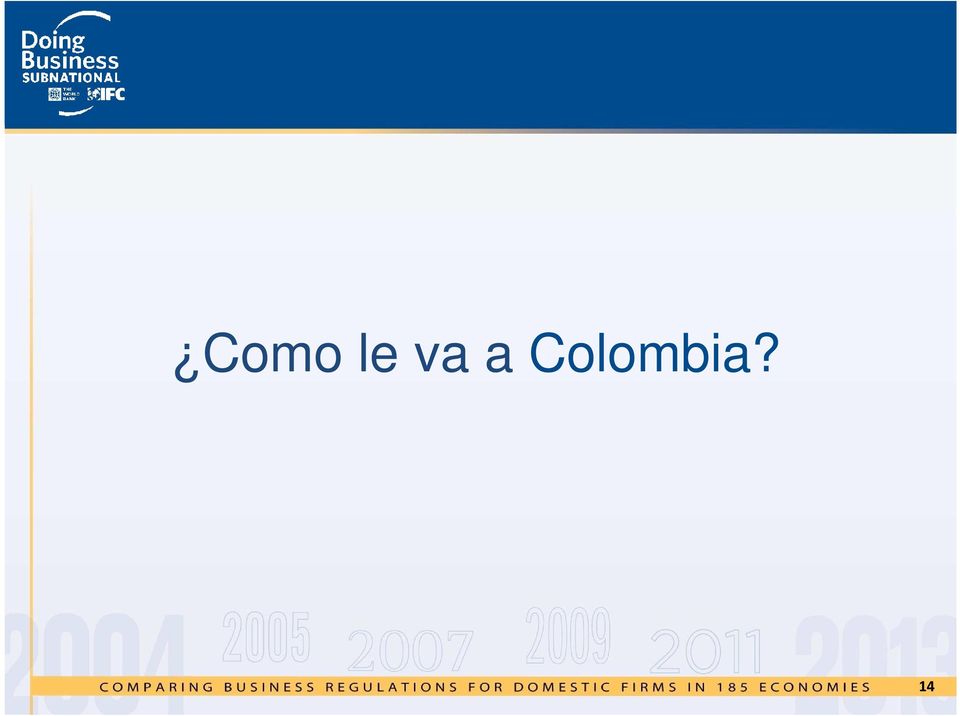 Colombia?