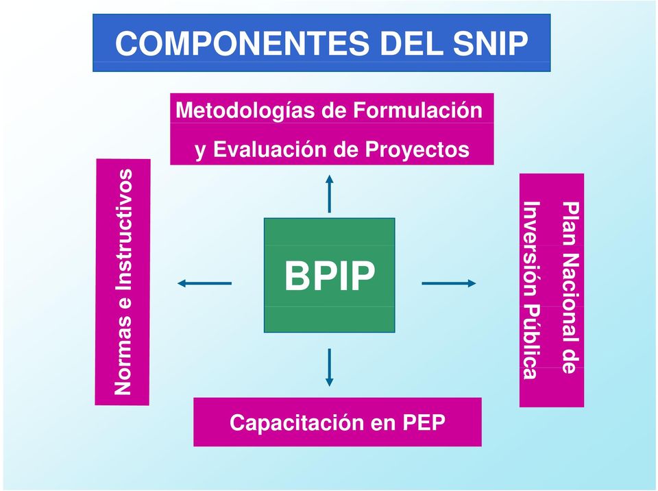 Proyectos BPIP Inver rsión Públic