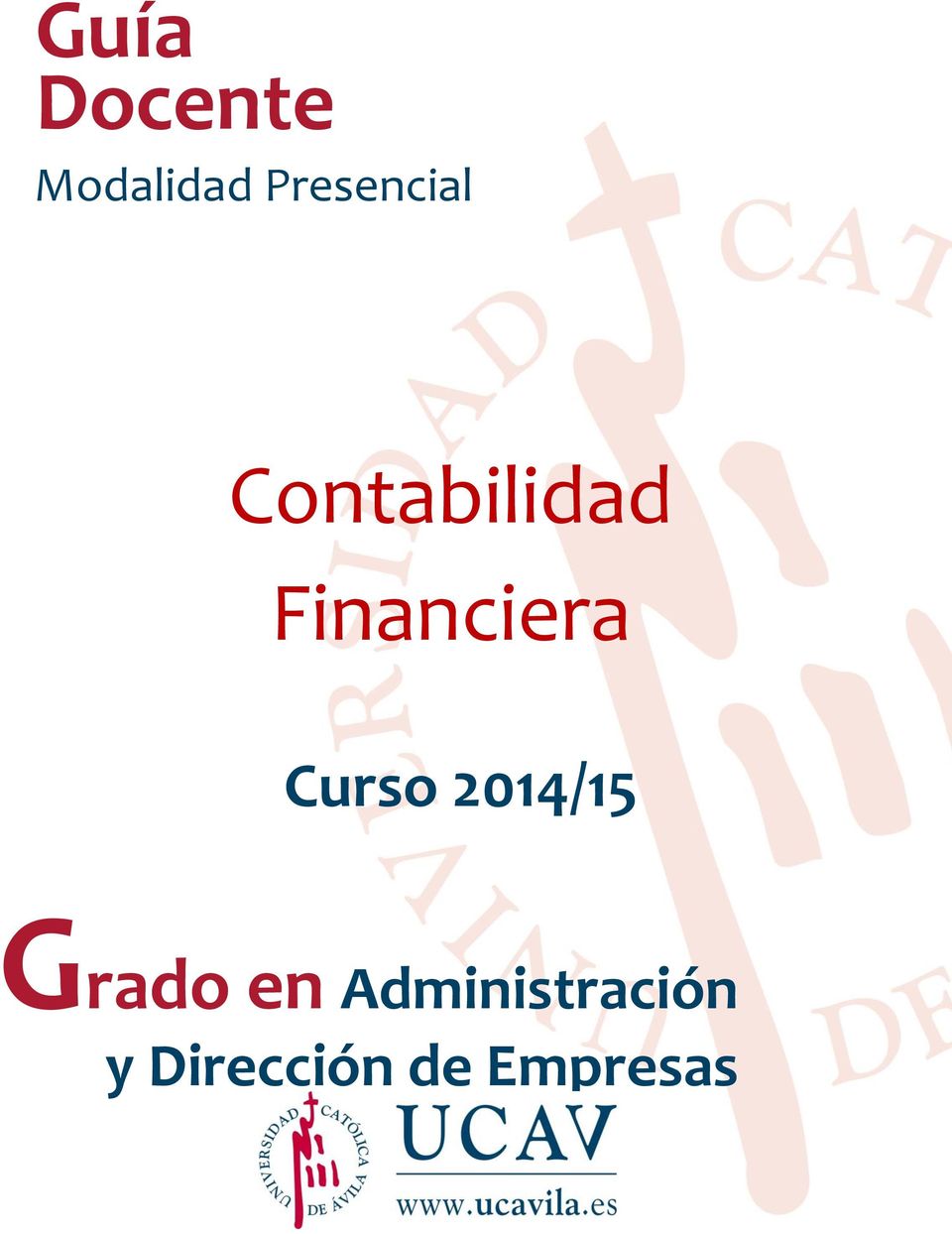 Financiera Curso 2014/15