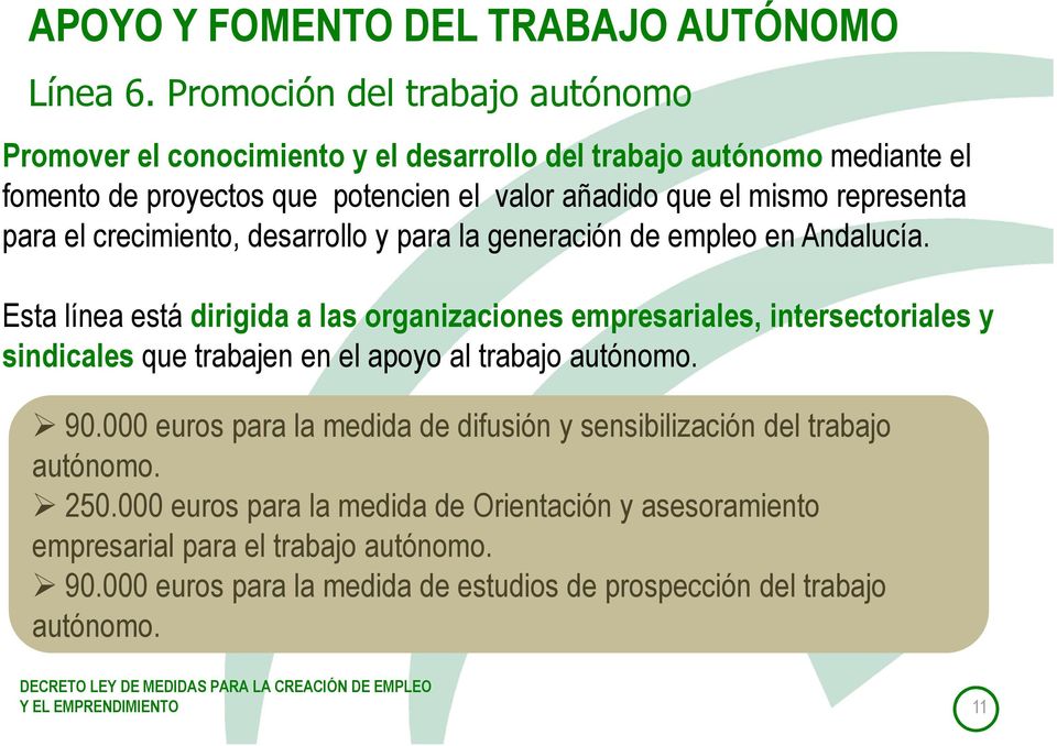 representa para el crecimiento, desarrollo y para la generación de empleo en Andalucía.