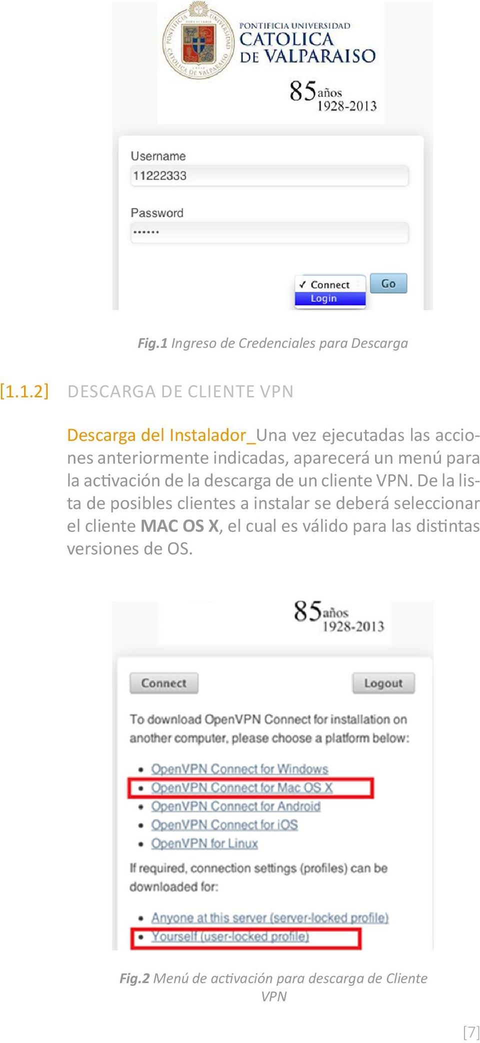 1.2] DESCARGA DE CLIENTE VPN Descarga del Instalador_Una vez ejecutadas las acciones anteriormente
