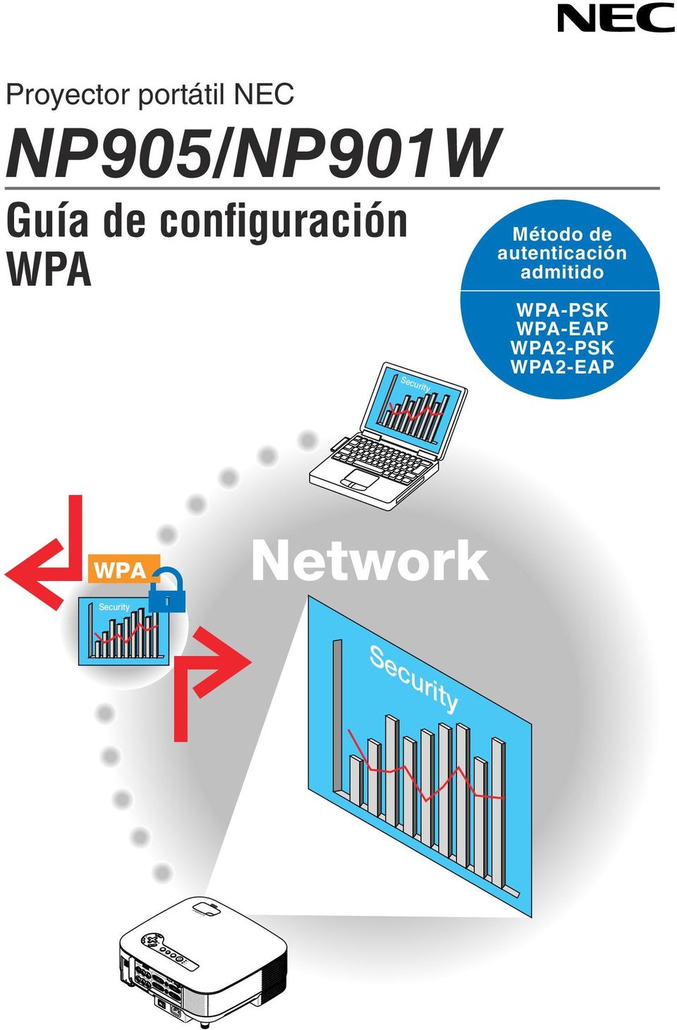 NP905/NP901W Guía de configuración WPA Security Método de autenticación admitido WPA-PSK WPA-EAP WPA2-PSK