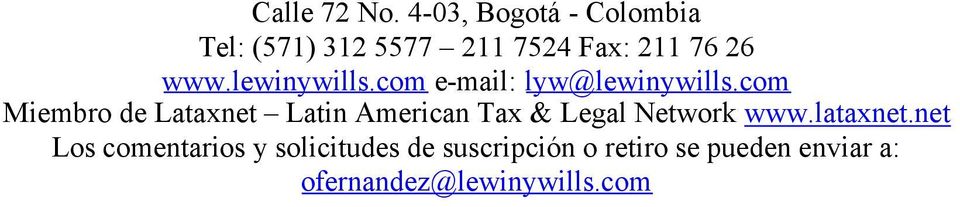 lewinywills.com e-mail: lyw@lewinywills.