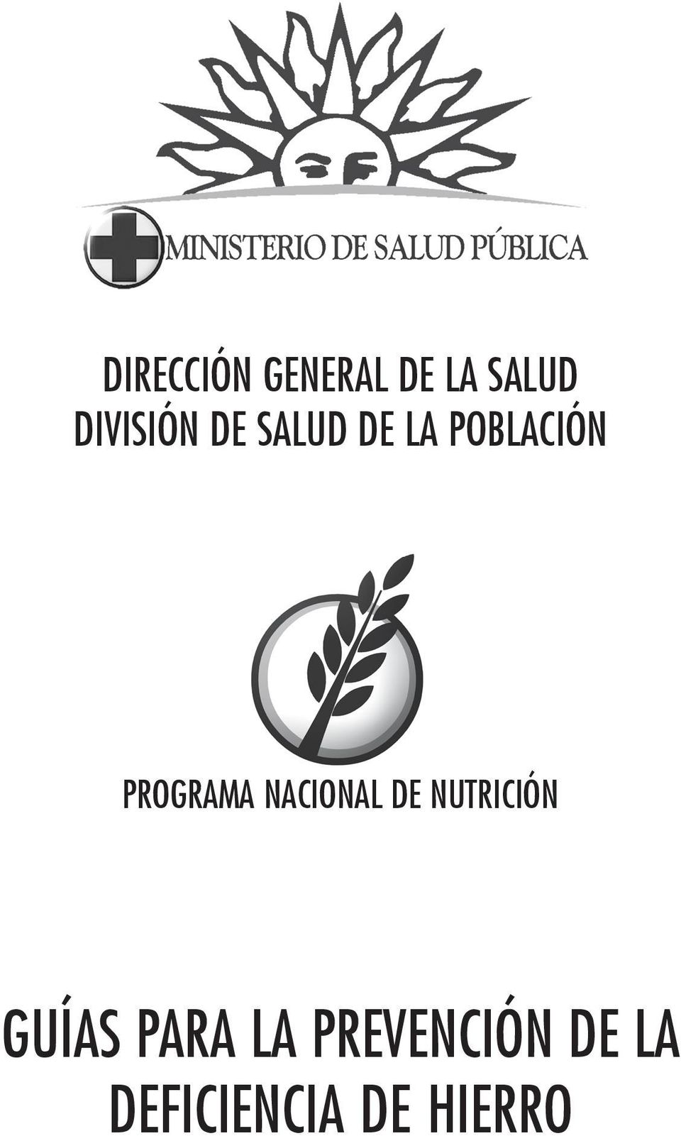 PROGRAMA NACIONAL DE NUTRICIÓN GUÍAS