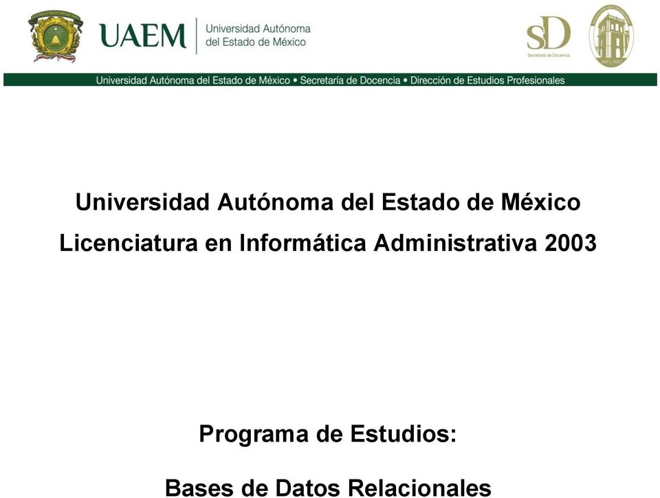 Administrativa 2003 Programa de