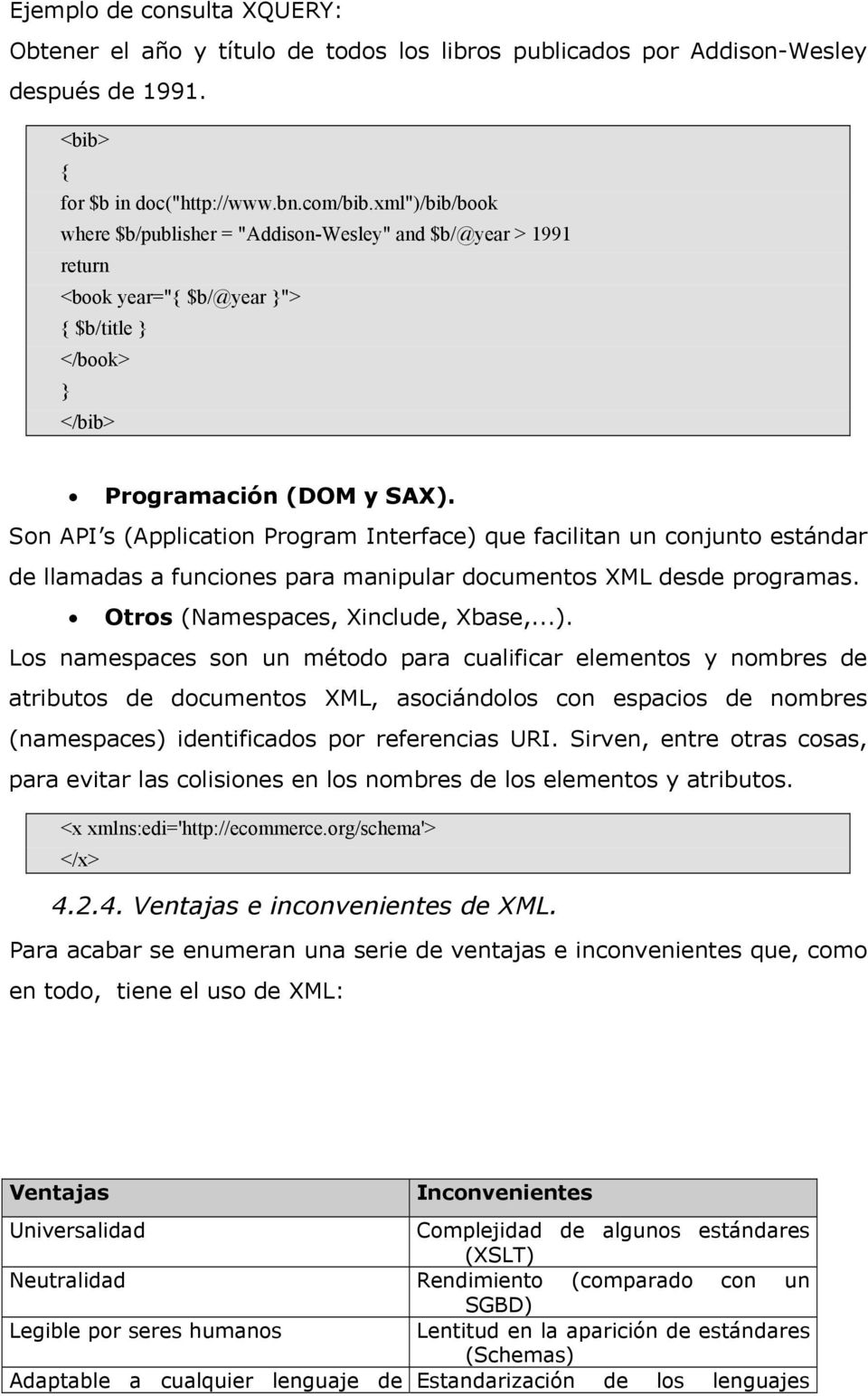 Son API s (Application Program Interface) 