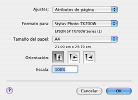 8. Haga clic en Imprimir. 9. Para controlar el progreso de la tarea de impresión, haga clic en el icono situado en el dock.