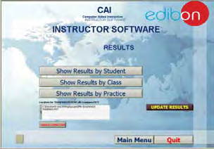 b) Configuración para Educación Técnica y Vocacional 8 CAGC/CAI. Sistema de Software de Enseñanza Asistida desde Computador (PC). Este completo paquete de software incluye dos Softwares: INS/SOF.