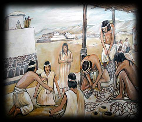 La organización económica, política, social y religiosa de la sociedad maya, estuvo orientada en torno a la Milpa y sus productos: el maíz, la calabaza, el chile, el frijol y otros como, el camote,