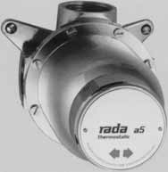 VALVULAS INDUSTRIALES PRESTO RADA g2m Válvula mezcladora termostática industrial para agua caliente y fría Entradas y salida hembra de 1/2" 85503 565,34 PRESTO RADA g3m Válvula mezcladora