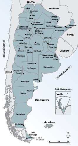 REPÚBLICA ARGENTINA / DATOS GENERALES POBLACION: 40.117.096 hab (2010) SUPERFICIE: 2.791.
