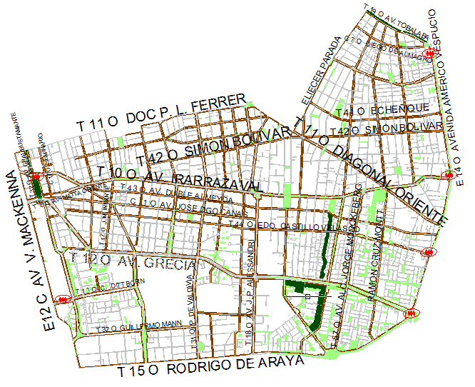 1.2. VIALIDAD Ñuñoa cuenta con una malla vial estructurante que permite una efectiva conectividad, tanto con el centro de Santiago como con las comunas periféricas.