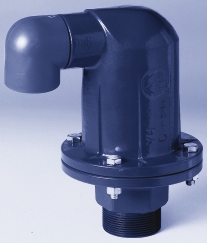 D-4-C VALVULA VENTOSA COMBINADA "BARAK"- METALICA PATENTE El confiable funcionamiento de este dispositivo reduce los casos de aumento brusco de la presión del agua (golpes de ariete).