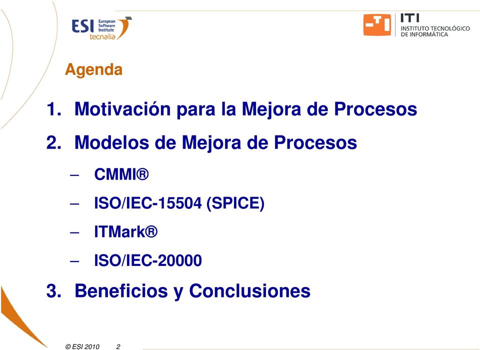Modelos de Mejora de Procesos CMMI
