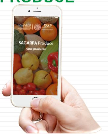 SIAP en el mundo digital Para apoyar la toma de decisiones de los productores agroalimentarios mexicanos, SAGARPA/SIAP, lanzó 2 aplicaciones para dispositivos móviles: SAGARPA PRODUCE SAGARPA