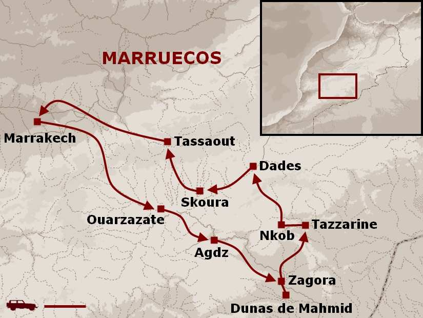 MARRUECOS EL GRAN SUR Exploraremos el sur de Marruecos y los valles del alto atlas central, donde habitan los bereberes Allí nos dirigimos para realizar nuestra ruta, que nos sorprenderá con su
