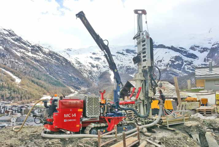 MC 15 Compact size and high performance The is a high performance hydraulic drilling rig designed for civil engineering works such as micropiles, anchors and general ground improvements.