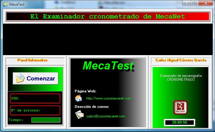 Aprender con MecaNet - Teclado Otra forma de aprender Mecanografía con el sistema Teclado.