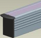 Perfiles de aluminio para led Perfil para LED Aplicación: parte inferior, superior o lateral del gabinete Montaje: para embutir Dimensiones: ancho 13 mm, alto mm, largo 500 mm En paquetes de: 1 set