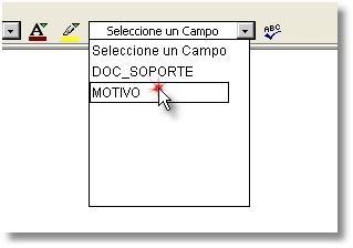 Tipo de control: Tipo de control HTML de captura. Estos pueden ser caja de texto, texto multilínea, lista de selección, botones de selección y casillas de selección.
