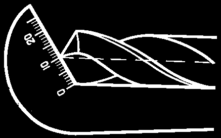 herramientas de medición marcación y trazado Galgas Para medición de brocas Se usa para medir brocas. Graduada por encima de los 25 mm.