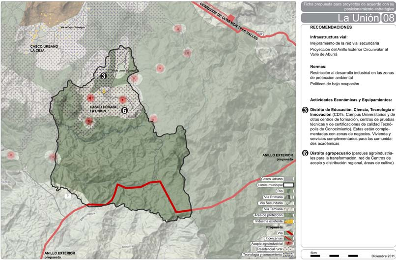 Una estrategia de ordenamiento económico-territorial para los valles de Aburrá, Occidente Cercano y San