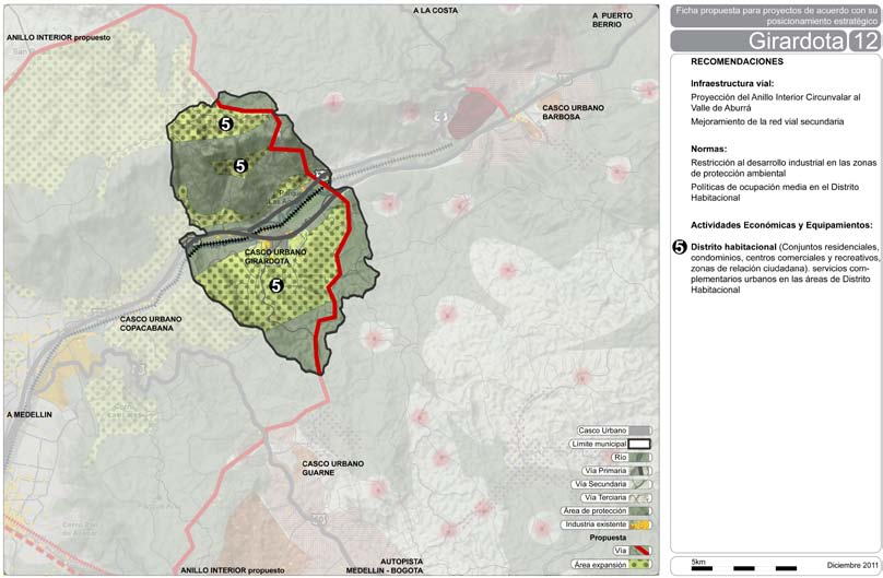 Una estrategia de ordenamiento económico-territorial para los valles de Aburrá, Occidente Cercano y San