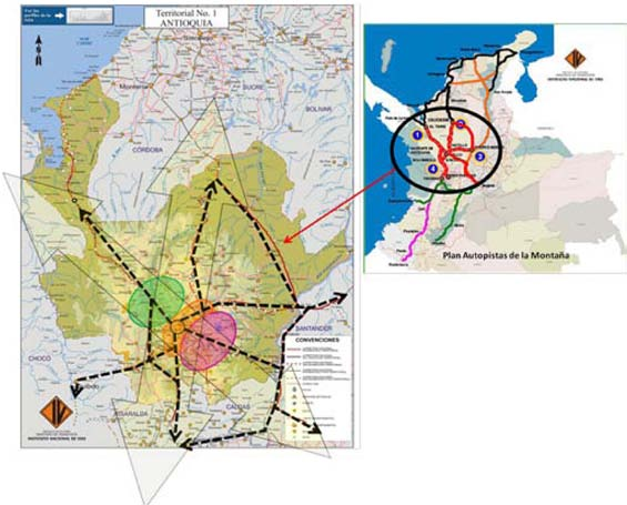 Una estrategia de ordenamiento económico-territorial para los valles de Aburrá, Occidente Cercano y San Nicolás en Antioquia 3.