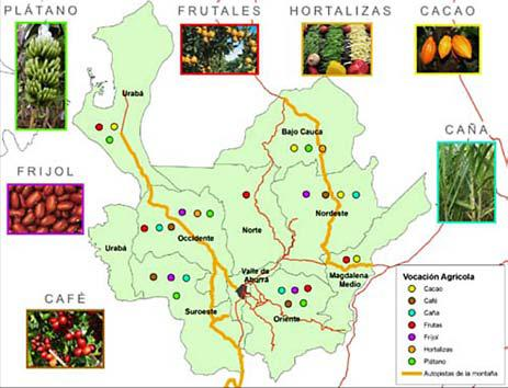Una estrategia de ordenamiento económico-territorial para los valles de Aburrá, Occidente Cercano y San Nicolás en Antioquia Occidente: se concentra, principalmente, en el desarrollo de actividades