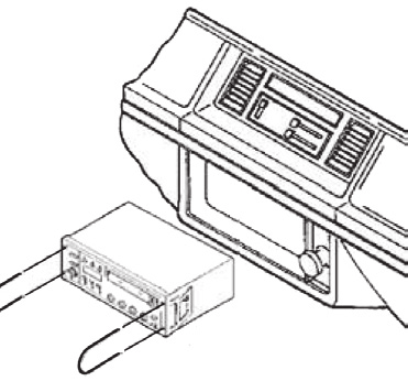 Ford Aspire 1995-1997 1. Usando las llaves 86-5618 de Metra o AW- FDRT de Metra, jale la radio de fábrica del tablero y desconecte el cableado. 2. Localice la placa frontal redondeado.