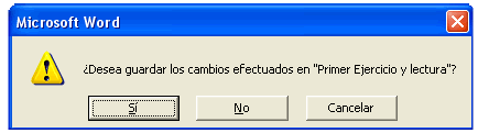 Componentes de Windows XP Cuadro de Diálogo Tipo de ventana que aparece cuando se requiere comunicación con un programa, le
