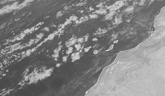 74 Situación sinóptica: 13 de enero a las 0 h UTC Situación meteorológica: Anticiclón Atlántico y Anticiclón norteafricano.