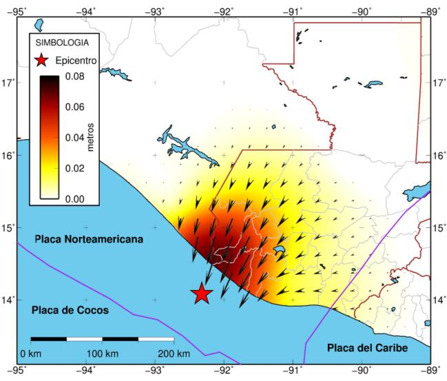 Serie de tiempo de la estación MEXI en Mexicali, Baja California De manera similar a la forma en que se realizó el modelo de desplazamientos por el sismo de Baja California de 2010, también se