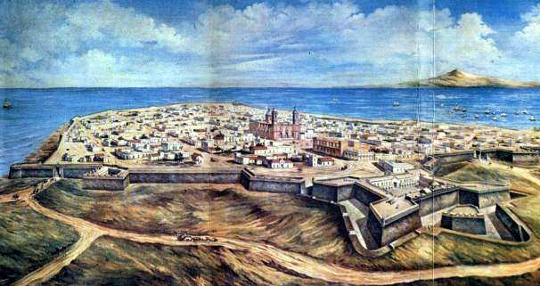 La ciudad de Montevideo a finales del siglo XVIII.