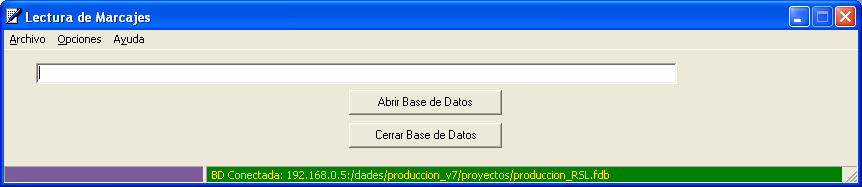 Salvador Descripción de los marcajes de las OFs Pág.: 2 de 8 El software esta compuesto de los siguientes programas y procedimientos lógicos: MarcajesCom.