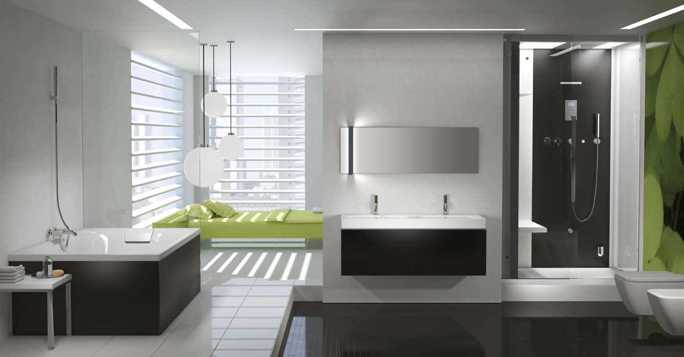 Soluciones con Muebles Furniture Solutions flex FLEX: elegante y distinguida. Una colección de muebles de baño creada para la realización de la persona en su entorno.