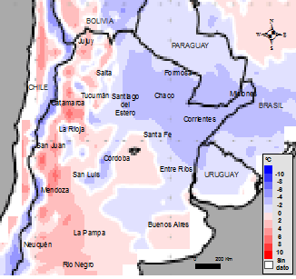 Anomalía pronosticada para precipitación y temperatura del 29 de Diciembre del 2014 al 6 de Enero del 2014 E l pronostico desde el 29 de diciembre del 2014 al 6 de enero del 2015 indica