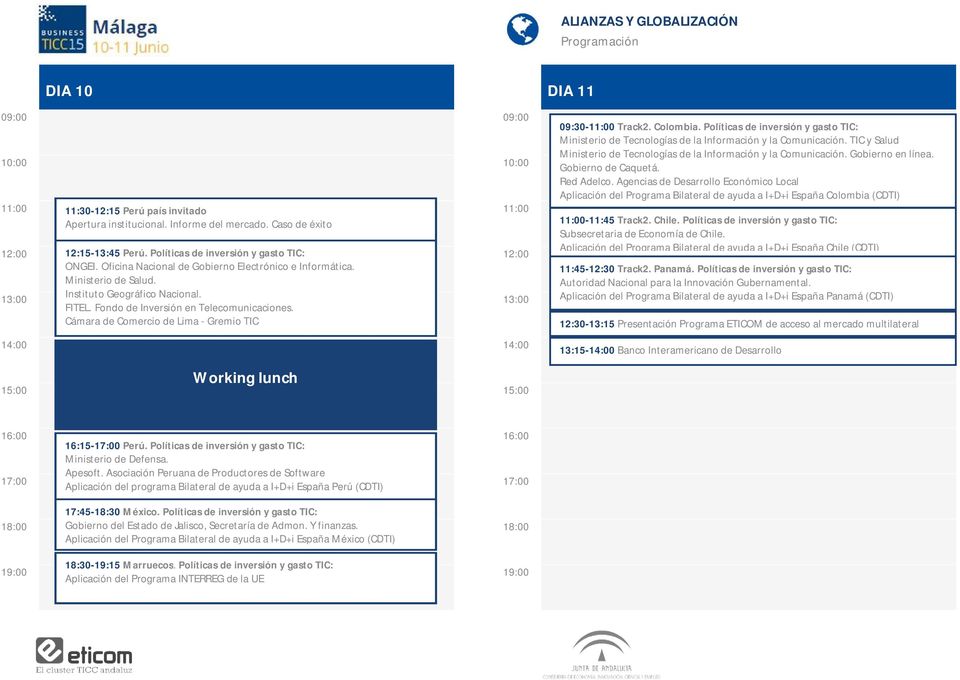 Cámara de Comercio de Lima - Gremio TIC 09:30- Track2. Colombia. Políticas de inversión y gasto TIC: Ministerio de Tecnologías de la Información y la Comunicación.