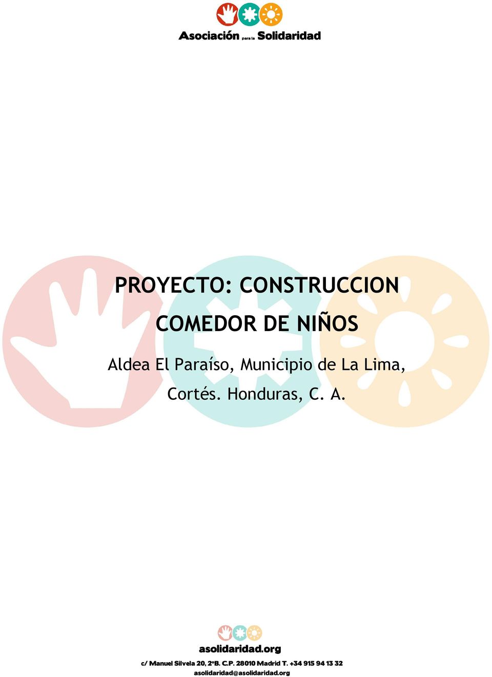 PROYECTO: CONSTRUCCION COMEDOR DE NIÑOS - PDF Free Download
