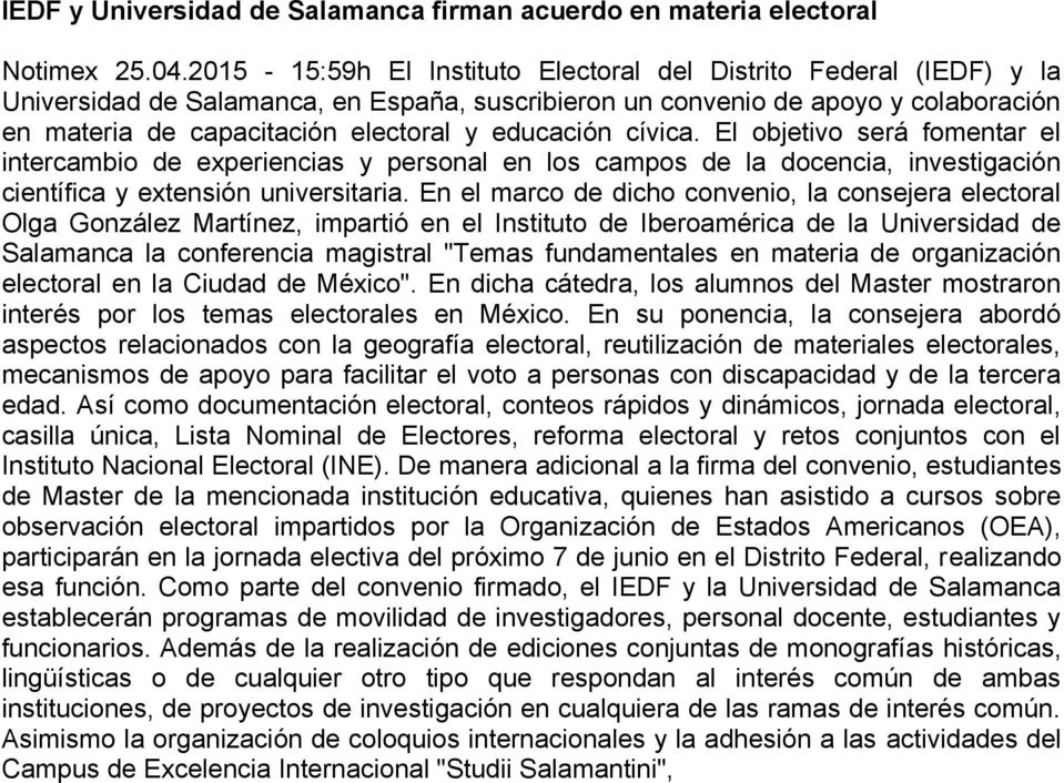 Salamanca la conferencia magistral "Temas fundamentales en materia de